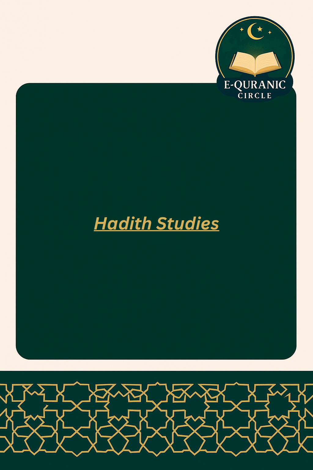 Hadith Studies